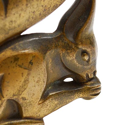 Botterweg Auctions Amsterdam > Bronze sculpture of Squirrel, design  Johannes Bosma(1879-1960), the Netherlands ca.1925, with stamped  casting-mark